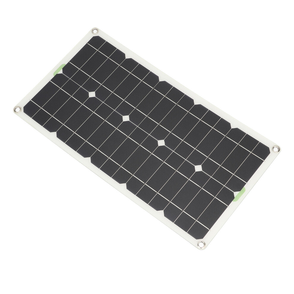 Portable 100W Monocrystalline Flexible Solar Panel For Car, Boat & Camping 7891389631571