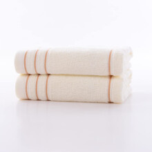 Cream Cotton Hand Towel 27x13 Inch Ultra Soft Absorbency for Bathroom Gym Spa