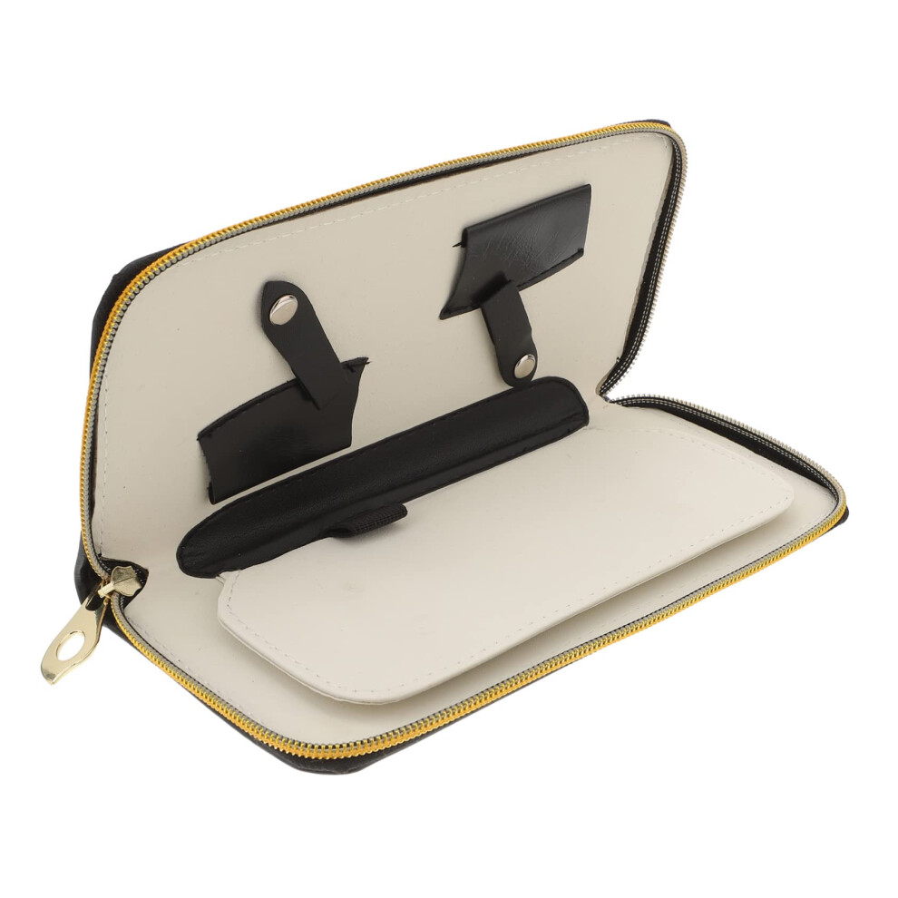 Hair Scissor Pouch with 4Slot Holder, Professional Barber Tool Organizer for Hairdressers