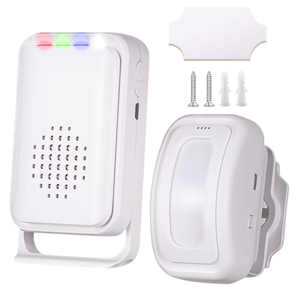 Wireless Motion Sensor Doorbell With Smart Detection, Dual Alerts, Weatherproof, Ml01 9169991275550