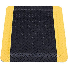 Heavy Duty Industrial Anti Fatigue Floor Mat 60x90cm Non Slip Oil Resistant Welding Safe Black