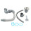 Stainless Steel Sink Drain Assembly with S-Bend Hose 1