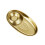 Multipurpose Oval Serving Dish With Removable Sauce-Gold. M 1