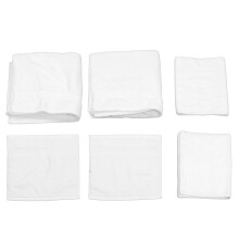 6-teiliges Badetuch-Set aus Baumwolle, 70 x 140 cm