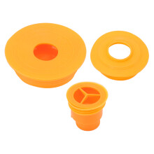 Sewer Sealing Ring Set Odor Resistant Rubber Pad with50mm Sealing Plug Floor Drain Deodorant part75mm Drain Plug