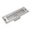 12Inch Linear Shower Drain Brushed Nickel 6