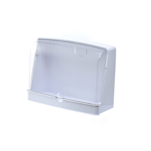 Wall-Mounted Skin Care Product Rack, Plastic, White