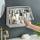 Wall-Mounted Skin Care Product Rack, Plastic, White 3