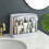 Wall-Mounted Skin Care Product Rack, Plastic, White 4