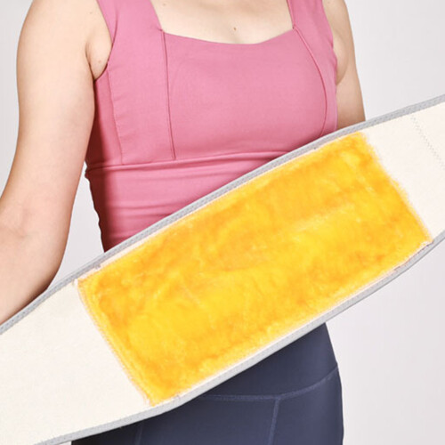 Plush Charcoal Waist Belt for Warmth & Support 2