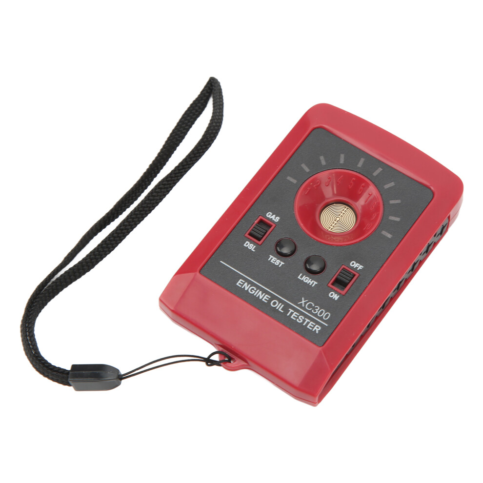 12V Engine Oil Tester With Led Indicator, Portable Gas & Diesel Analyzer 7641389633453