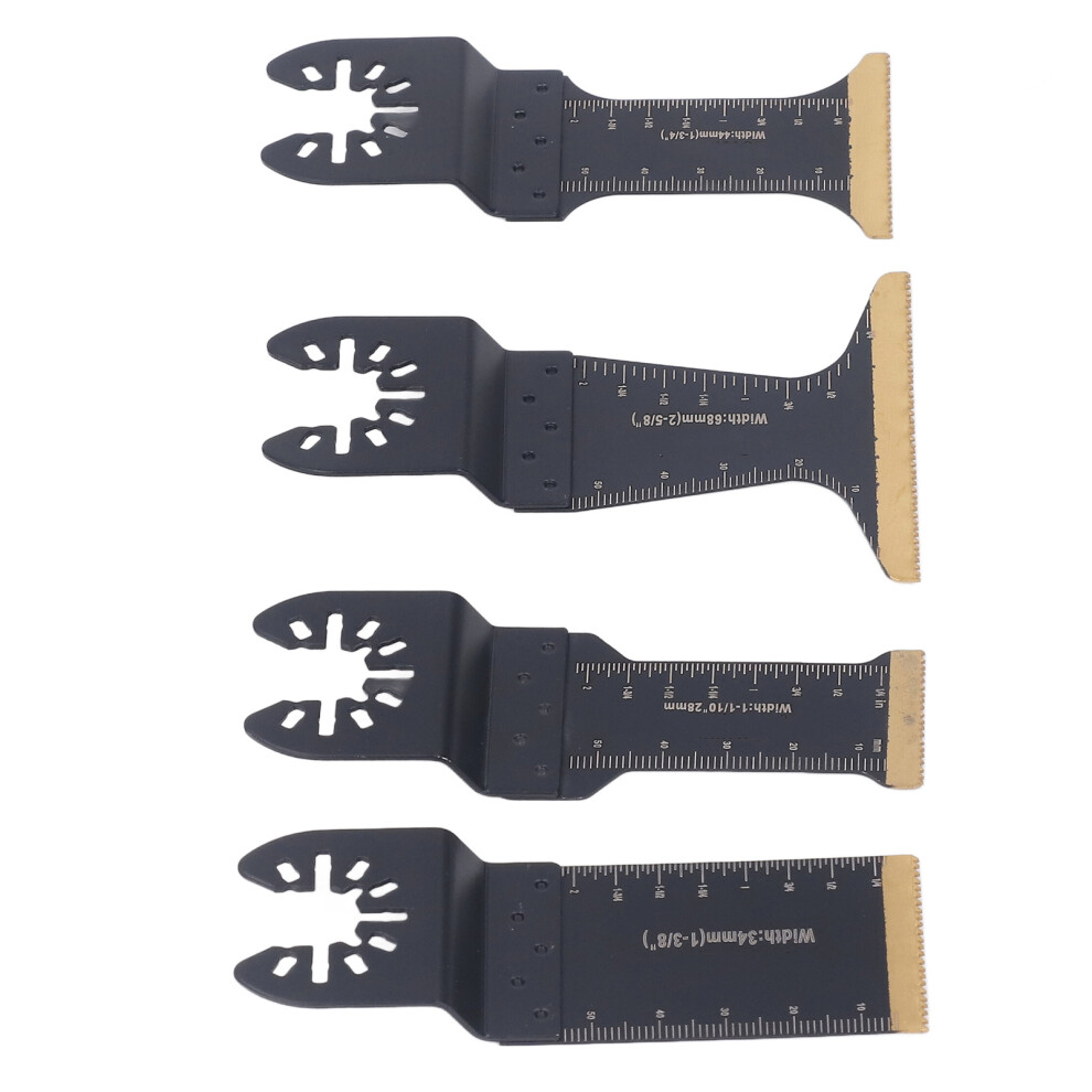 6Pcs Oscillating Saw Blades Kit, Universal Quick Release, High Carbon Steel 4971389633485