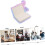 Mini notebook Mini notebooks Notepads for kids Cartoon diary Idea notebook Writing notebook Notebook with plush cover 4