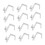 Pegboard Hooks 20pcs Heavy Duty Metal Garage Storage for Tools and Workshop Organization 1
