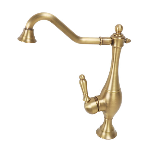 Brass Bathroom Sink Faucet with Rotatable Handles 1