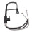 Single Handle Spring Faucet360 Universal Extendable Kitchen Faucet with Pull Down Hose Black 3