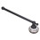 Retro Copper Towel Bar Wall-Mounted Single Rack 3