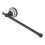 Retro Copper Towel Bar Wall-Mounted Single Rack 8