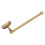 Vintage Copper Bathroom Towel Rack Single Rod 5