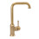 Rubinetto miscelatore per lavabo in ottone vintage con acqua calda e fredda. 8