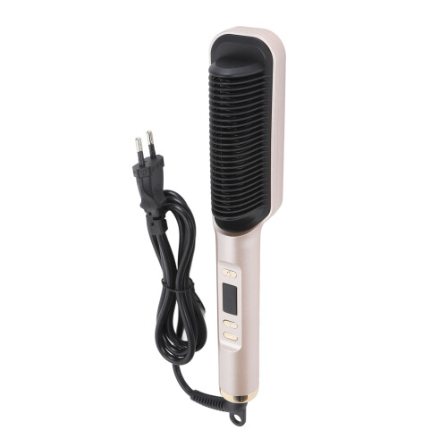 Ionic Hair Straightening Brush LCD Fast Heating ABS Material 2
