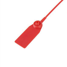 Self Locking Zip Ties Red 37cm Bulk 100 Pack Durable Insulated Cable Ties for Air Cargo