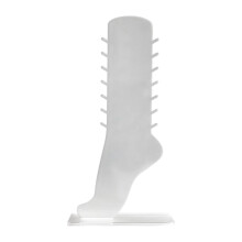 Acrylic Jewelry Display Stand 7 Tier Foot Shaped Anklet Organizer for Retail Store Use