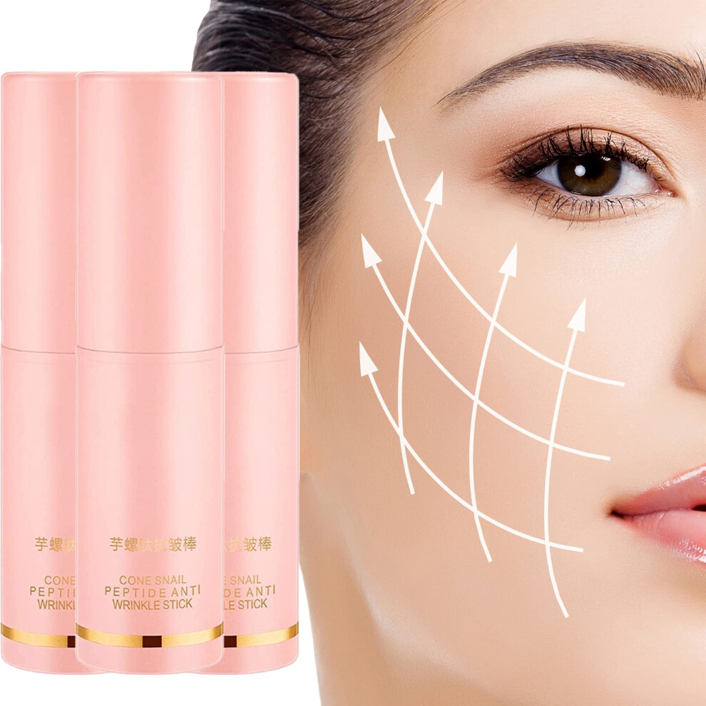 Wrinkle Balm Stick with Collagen, Deep Hydration AntiWrinkle Care for Face and Body, 3pcs 9g