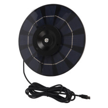 5W Solarmodul-Batterieladegerät mit 3 m Kabel, monokristallines Silizium