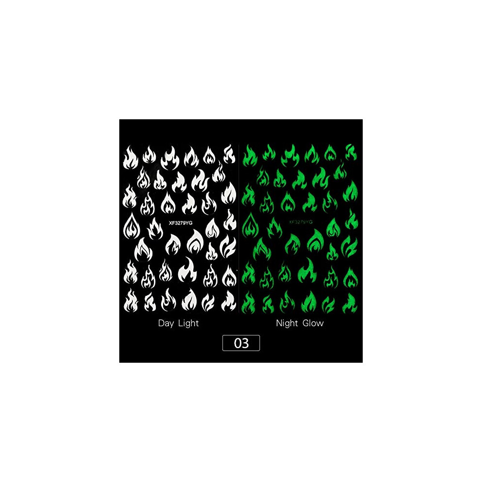 Nail Art Stickers SelfAdhesive Floral Nail Decals for Summer Manicure Decoration D1H6J