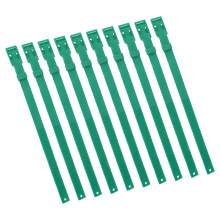 10PCS Green PU Goat Collars 23 Inch Adjustable Livestock Neck Collars