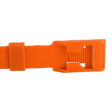 10 PU Goat Collars 23 Inch Orange