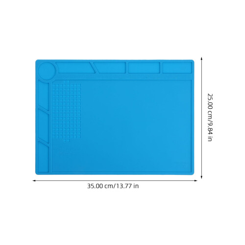 Soldering Mat Heat Resistant Large Silicone Pad NonSlip Surface for Electronics 1