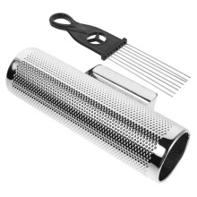 Metal Guiro Stainless Steel Percussion Instrument with Scraper, Clear Resonant Tones for All Ages