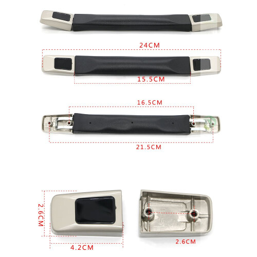 Suitcase Handle Replacement Kit 15.5cm Luggage Carry Handle Grip with Ergonomic Comfortable Design 2