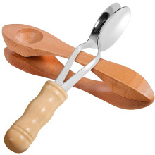 Wooden Musical Spoons Set  2pcs Hand Percussion Instrument with Warm Tone for Festivals and Parties