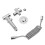 Handheld Bidet Sprayer Kit Brass ABS1Pack 4