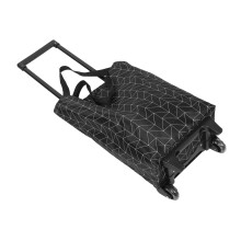 Folding Shopping Cart with Wheels, Lightweight Grocery Trolley for Laundry and Home Use