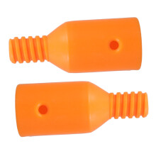 2pcs Mop Handle Adapter and Broom Handle Replacement, Threaded Connector for Extension Poles, Easy Install Secure Fit