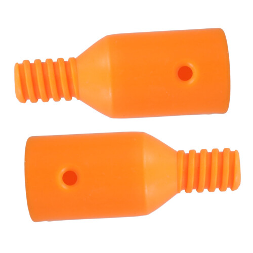 2pcs Mop Handle Adapter and Broom Handle Replacement, Threaded Connector for Extension Poles, Easy Install Secure Fit