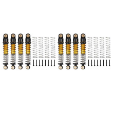 8Pcs 40mm Metal Damper for Axial SCX24 C10 JLU Gladiator Bronco 1/24 RC Crawler Car Upgrade Parts, 2
