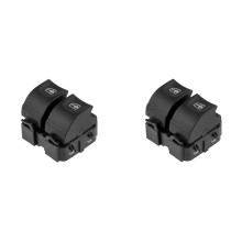 2X 254118032R 10132089 Elektrischer Fensterheberschalter für Dacia Duster Sandero