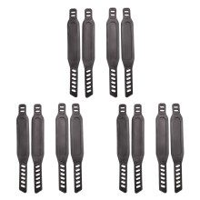 6 Pairs Bike Pedal Straps Adjustable Length Universal Pedal Straps for Exercise Cycle Home or Gym