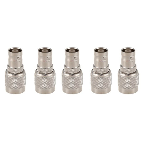 5X TNC Enchufe Macho A BNC Conector Jack Hembra M/F Conector Coaxial Cable Adaptador RF