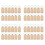 48 Pcs Blank Wooden Key Chain Rectangle Key Chain Tags Wood Keychains Key  for DIY 1