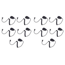 10X 2 Pin  PTT Speaker MIC for   Walkie Talkie  UV-5R UV-82 BF-888S Two Way Radio