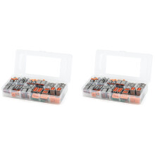 376PCS Deutsch DT Grey Connector Kit com 16 Contatos Sólidos em Configurações de 2,3,4,6,8 e 12 Pinos