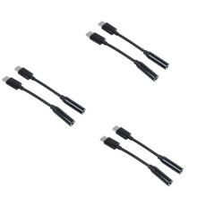 6 Pack USB C to 3.5mm Headphone Jack Adapter, Type C Male to 3.5mm Female AUX Jack Stereo Earphone Converter