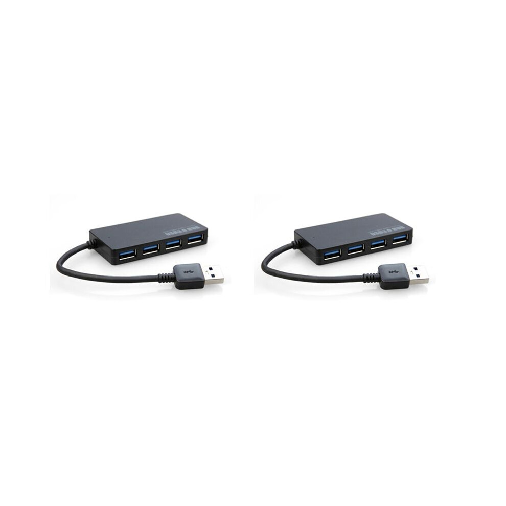 2X Usb 3.0 Hub 4 Port High Speed Slim Compact Expansion Splitter 6032611745630