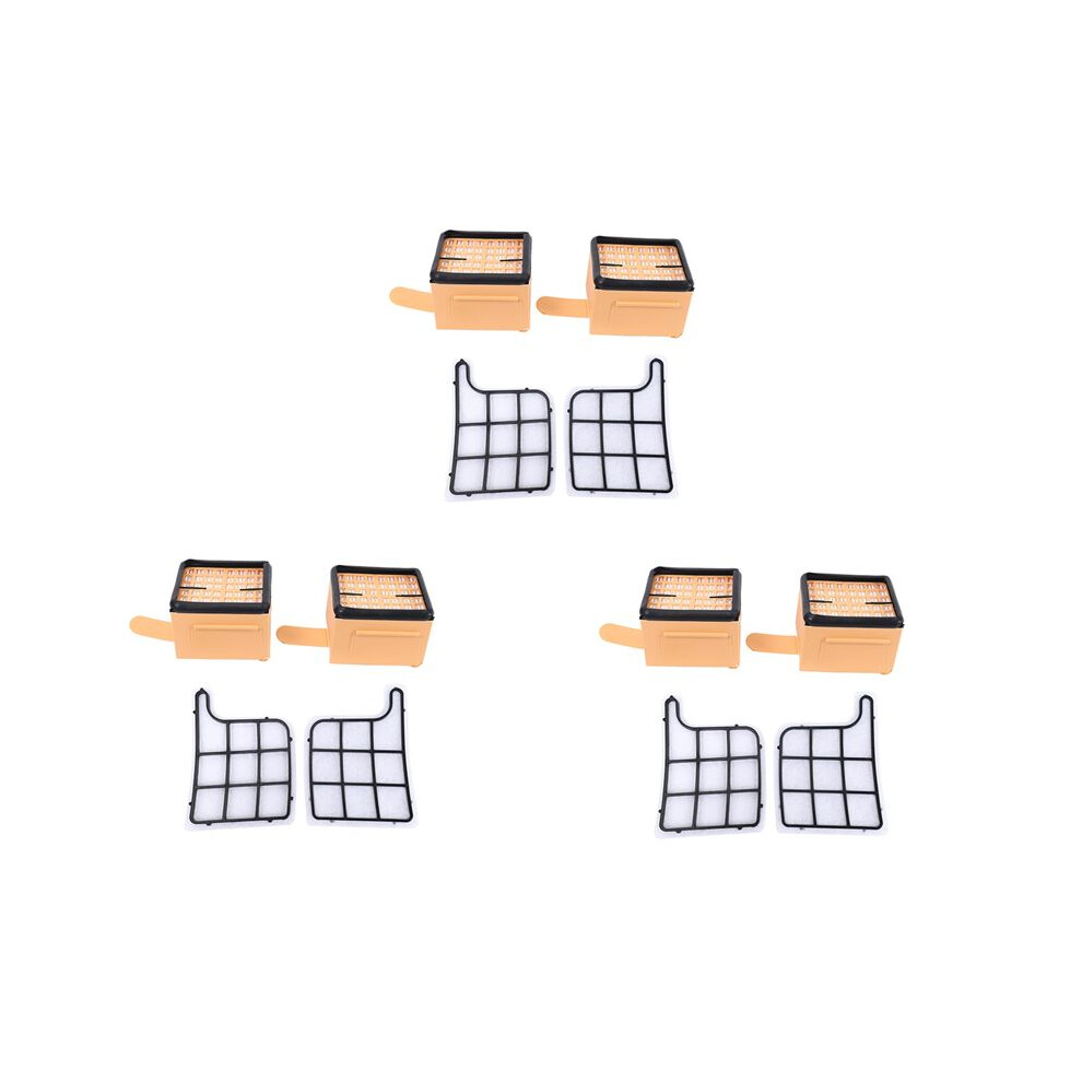 Filter Set 6 Motor Protection Filter (Motor Filter) + 6 Hepa (Micro) Filters For Kobold Vk 135, 136, Vk135,Vk136 6031048100081